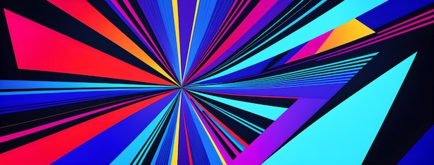 Ein lebendiger und dynamischer abstrakter Hintergrund mit mehreren Farben