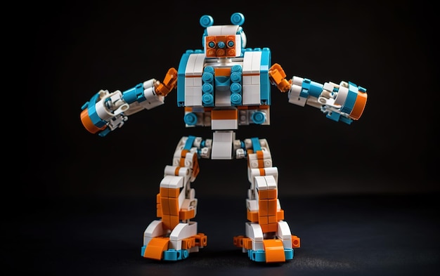 Ein Lego-Roboter mit dem Wort Roboter darauf