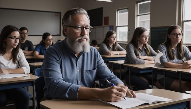 Ein Lehrer von einer Universität