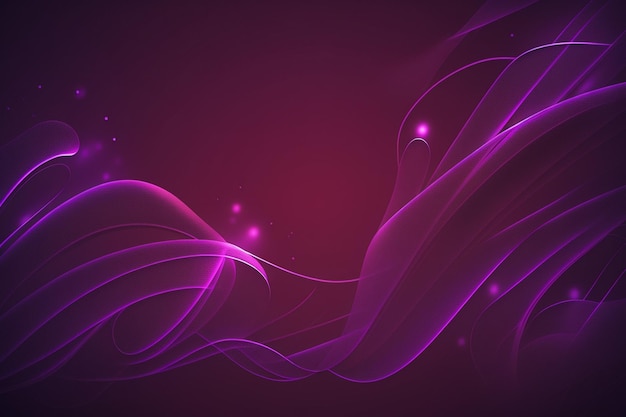 Ein lila Hintergrund mit einer lila Welle und dem Wort Musik darauf.