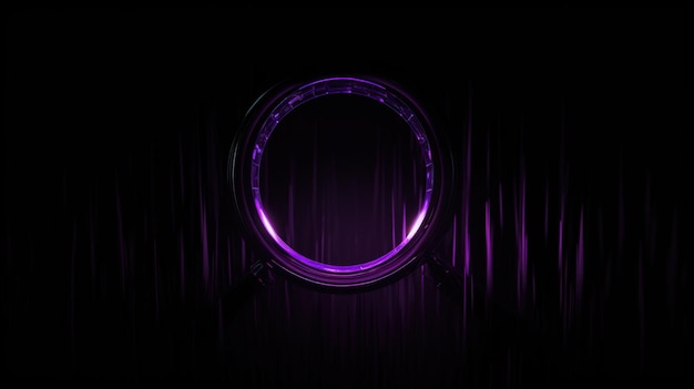 Ein lila Kreis mit dem Wort Licht darauf