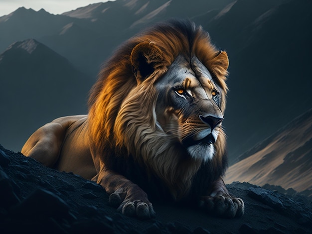 ein Löwe-Hintergrund