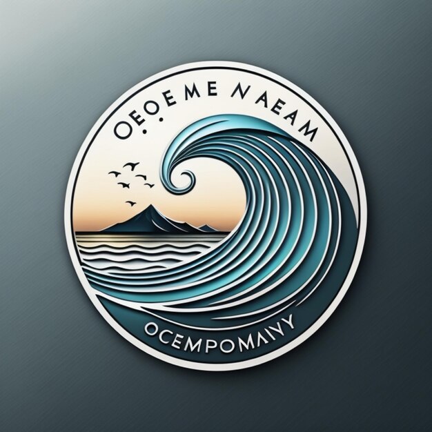 Foto ein logo für die oceanic company