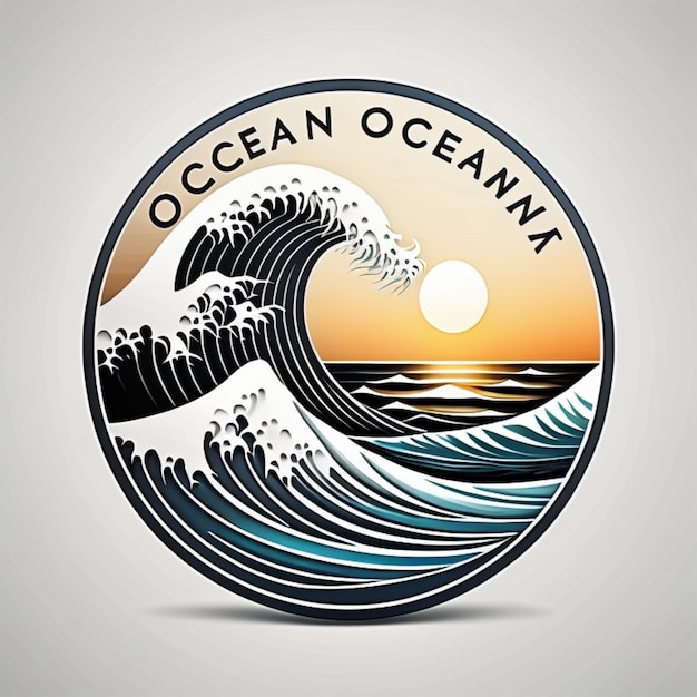 Foto ein logo für die oceanic company