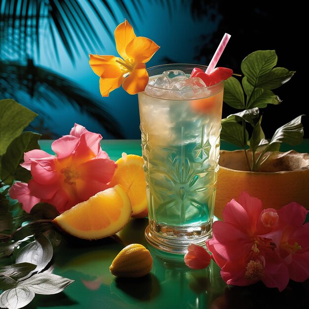 Foto ein luxusgetränk tropical breeze