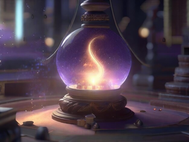 Ein magischer Jar-Hintergrund