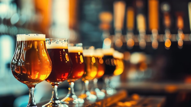 Ein malzbraunes Bier in einem Becher, das mit jedem Schluck Wärme und Komfort hervorruft
