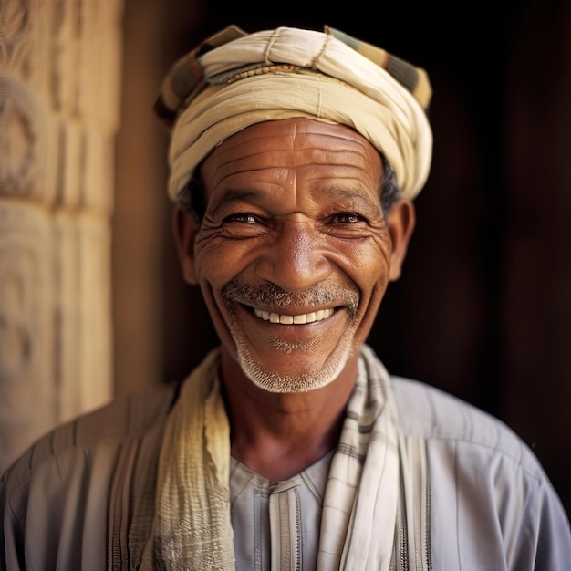 Ein Mann mit Turban lächelt in die Kamera