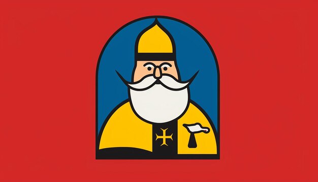 ein Maskottchen-Logo einer Website, die Gedichte für Sinterklaas generiert