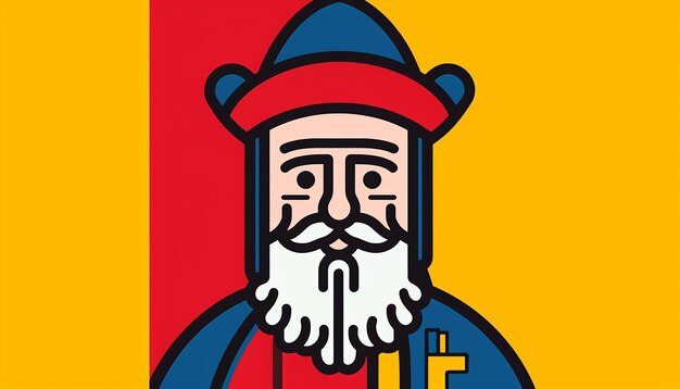 Foto ein maskottchen-logo einer website, die gedichte für sinterklaas generiert