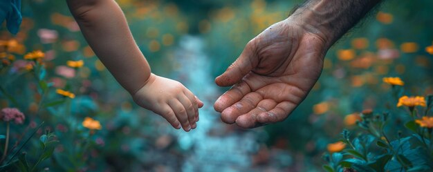 Foto ein mentoring-programm für personen, die die wandpapierübergang durchlaufen