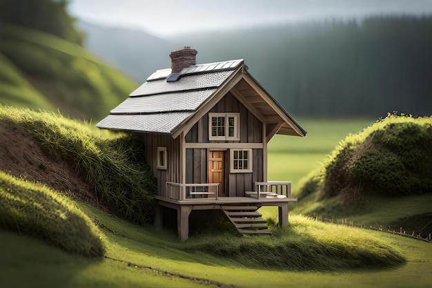 Ein Miniaturhaus