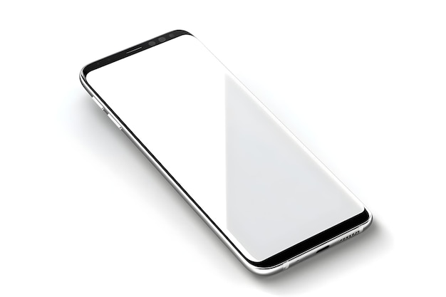 Ein Mobiltelefon mit leerem Bildschirm