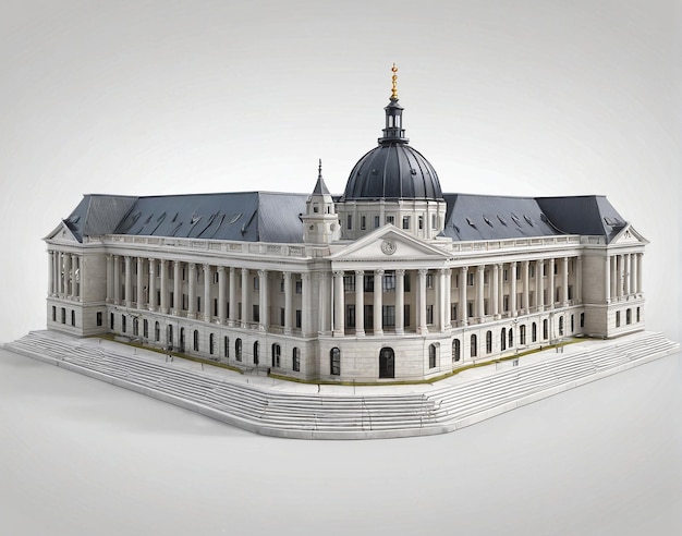 Foto ein modell des parlamentsgebäudes