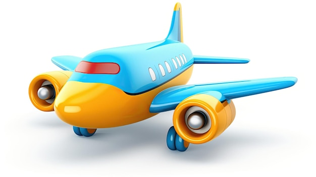 Ein Modell eines Flugzeugs mit den Buchstaben g – g auf dem Heck.