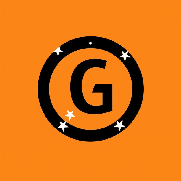 Foto ein monogramm des logos mit dem buchstaben g