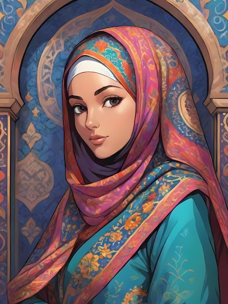 Ein muslimisches Mädchen
