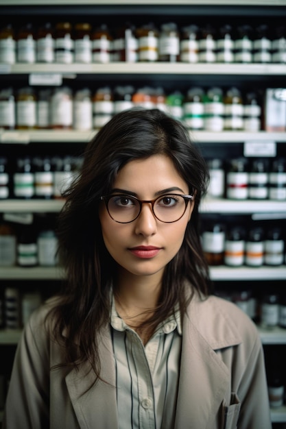 Ein Nahaufnahmefoto einer Pharmakologin