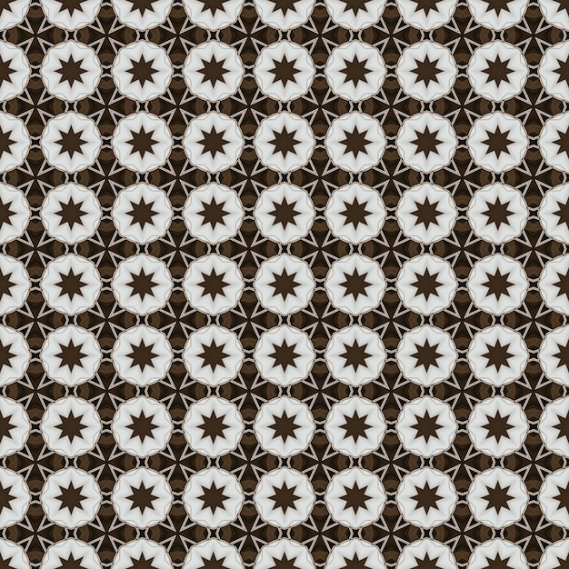 Ein nahtloses Muster mit einem Blumenmotiv.