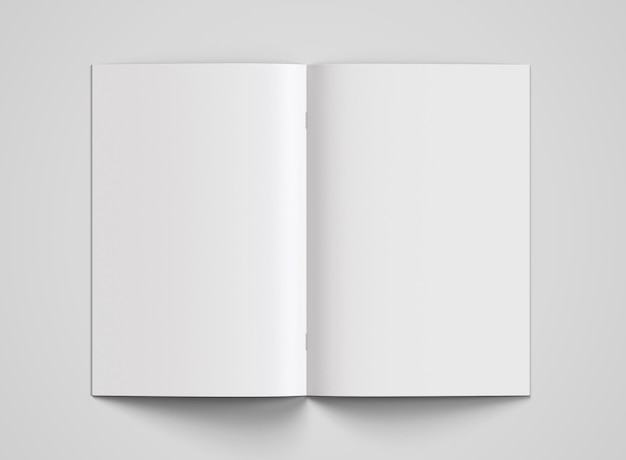 ein offenes Buch mit einer weißen Seite mit dem Satz Open Quote