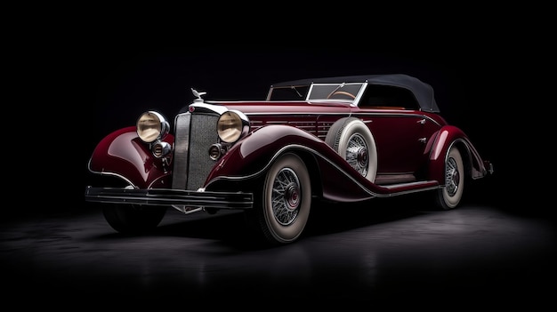 Ein Oldtimer, ein zeitloses Symbol der Eleganz