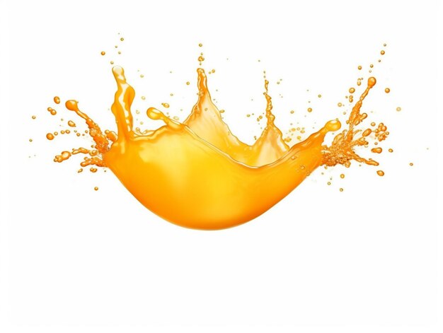 Ein orangefarbener Spritzer mit einem Spritzer Orange