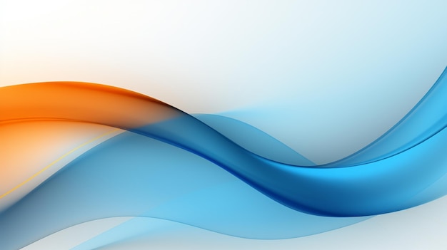 Foto ein orangefarbener und blauer geometrischer abstrakter hintergrund