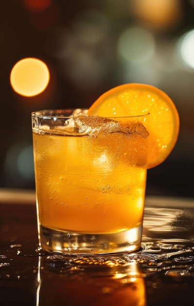 ein Orangencocktail mit Jichuru-Honig