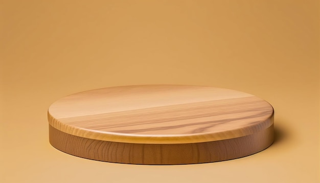 Ein ovales Serviertablett aus Holz mit einer Holzkante.