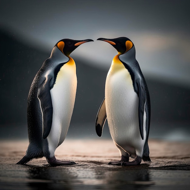 Ein paar Pinguine