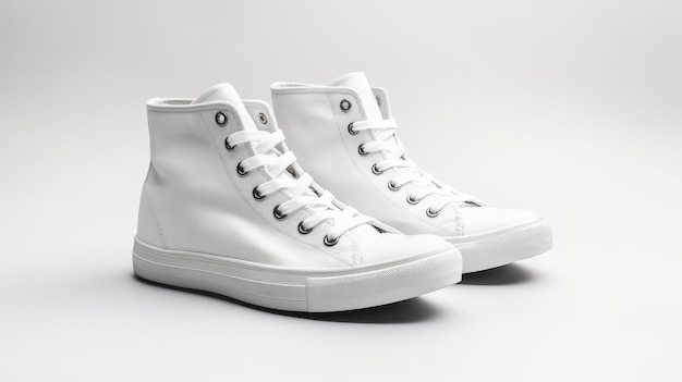 Ein Paar weiße Converse-Schuhe mit dem Wort „Stern“ an der Seite.