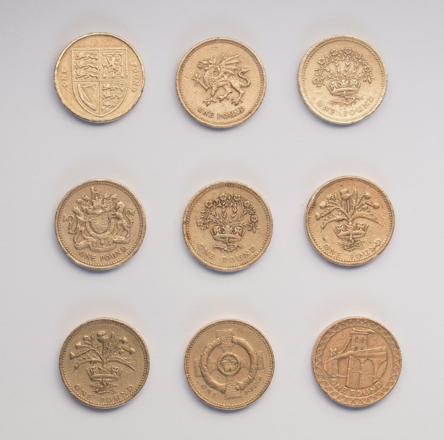 Ein-Pfund-Münzen