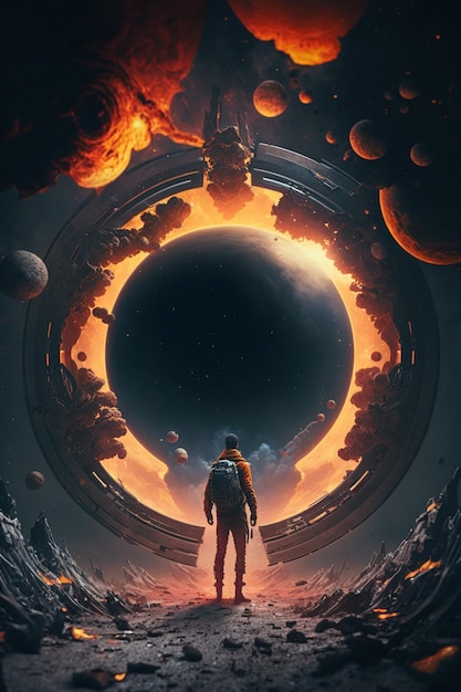 Ein Plakat für den Film Astronaut