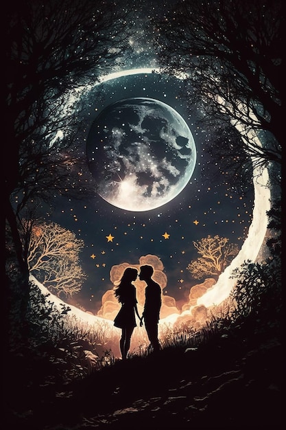 Ein Plakat für den Film "Der Mond"