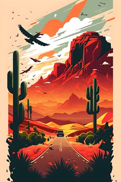 Ein Plakat für den Grand-Canyon-Nationalpark.