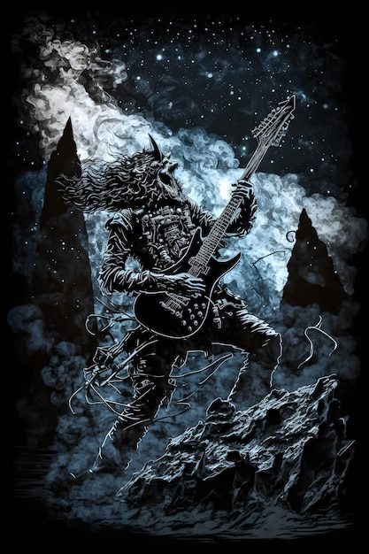 Ein Plakat für die Band Death Metal Band.