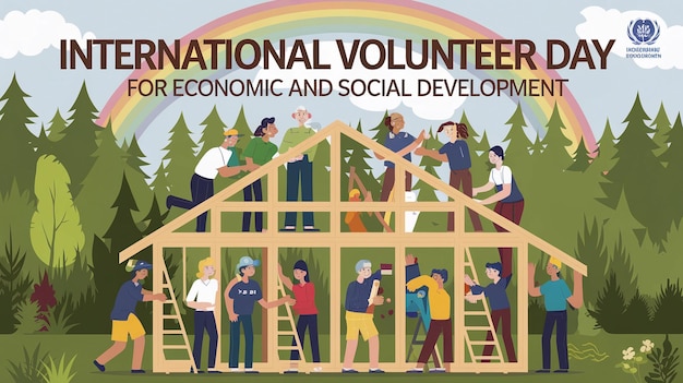 ein Plakat für die internationale Gemeinschaft für Bildung und Bildung