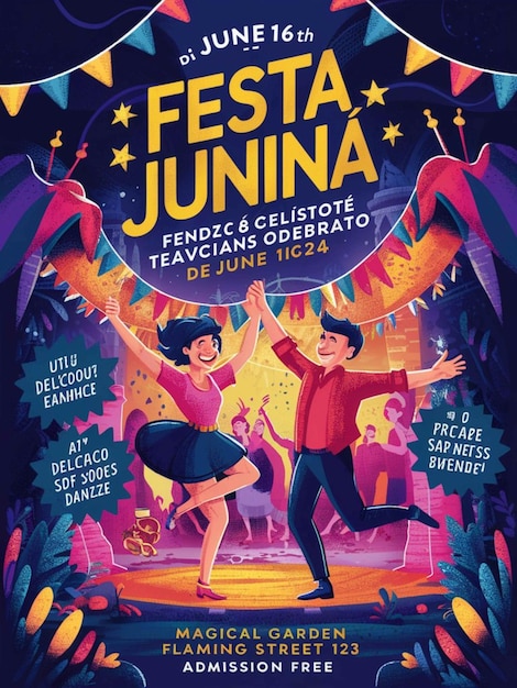 ein Plakat für ein Festival namens Festival