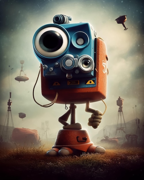 Ein Plakat für einen Film namens „Der Roboter“.