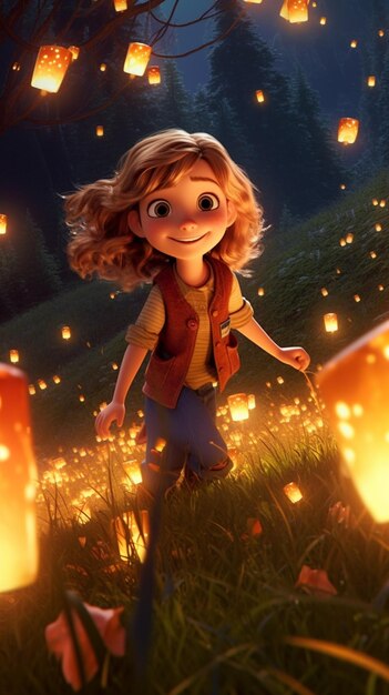 Ein Plakat zum Film Tangled.