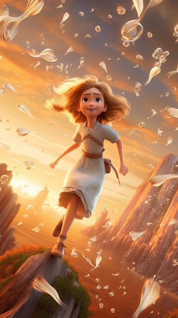 Ein Plakat zum Film Tangled.