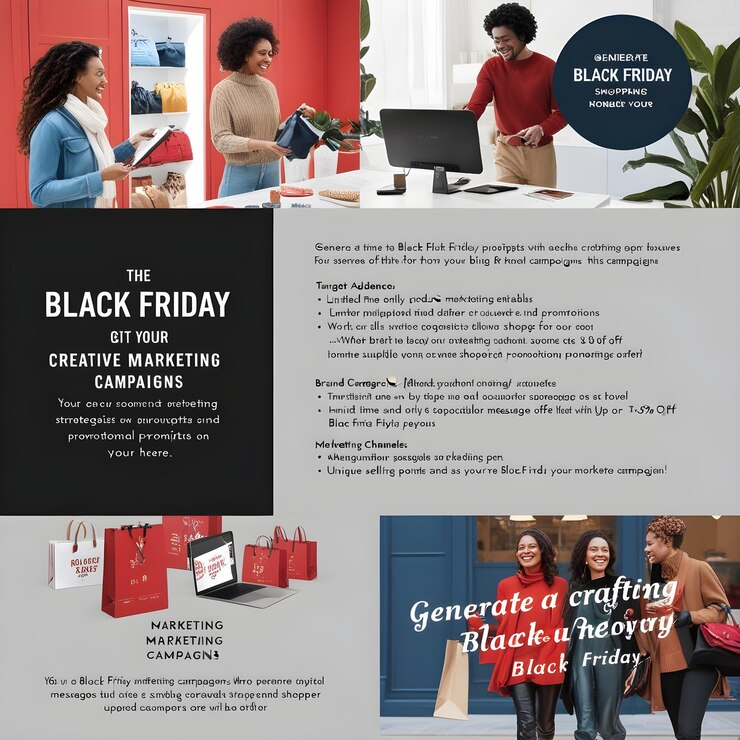 Foto ein poster für black friday verkäufe zeigt eine frau mit einem black friday verkauf