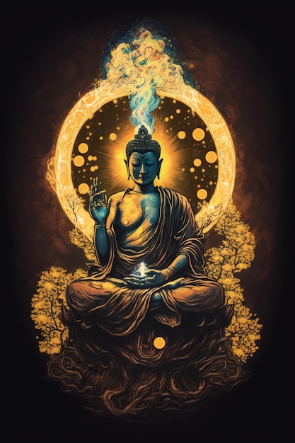 Ein Poster für Buddhas vom Autor