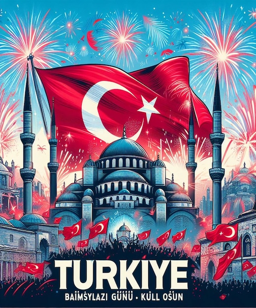 ein Poster für China, auf dem Türkei steht