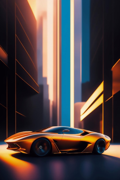 Ein Poster für das Auto, auf dem „Aston Martin“ steht