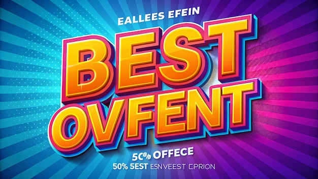 ein Poster für das beste beste Special