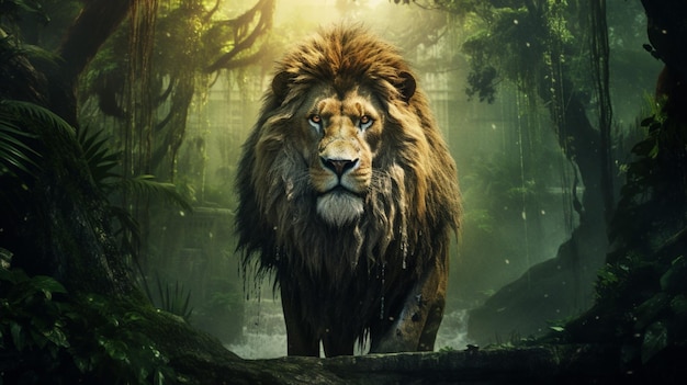 Ein Poster für den Film Der König des Dschungels