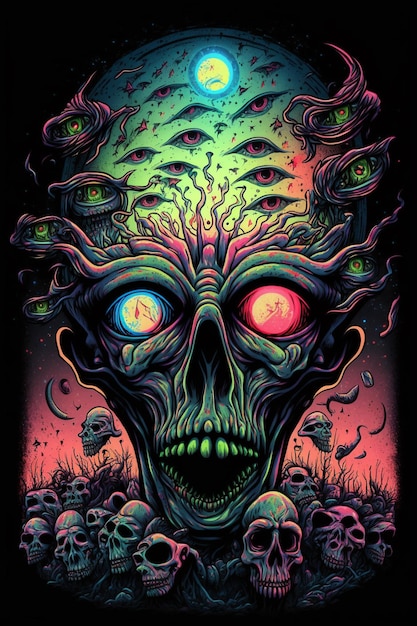 Ein Poster für den Film Der Tod eines Zombies