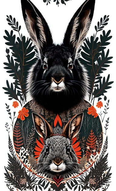 Ein Poster für ein Kaninchen namens Rabbit.