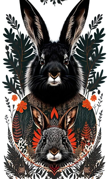 Ein Poster für ein Kaninchen namens Rabbit.